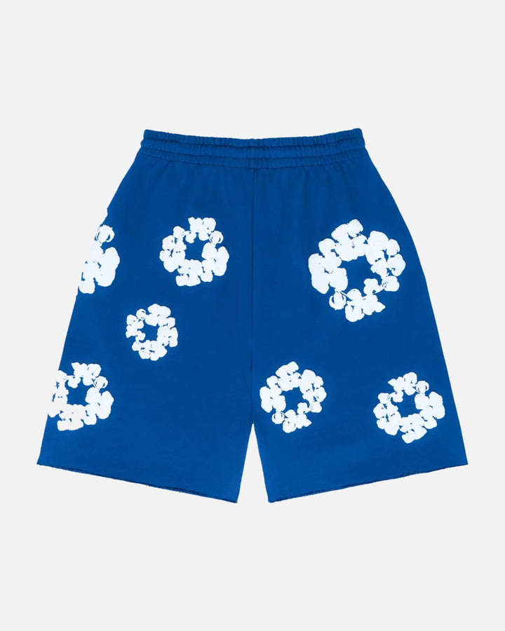 Denim Tears The Cotton Wreath Sweatshorts Royal Blue - view 2