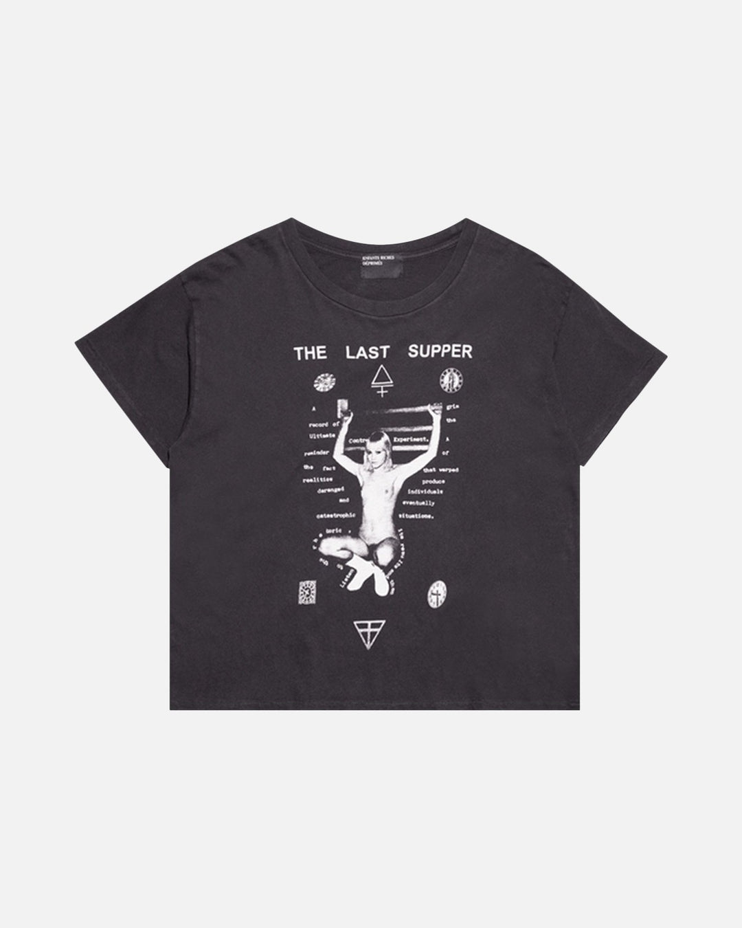 Enfants Riches Déprimés The Last Supper T-Shirt Faded Black - front