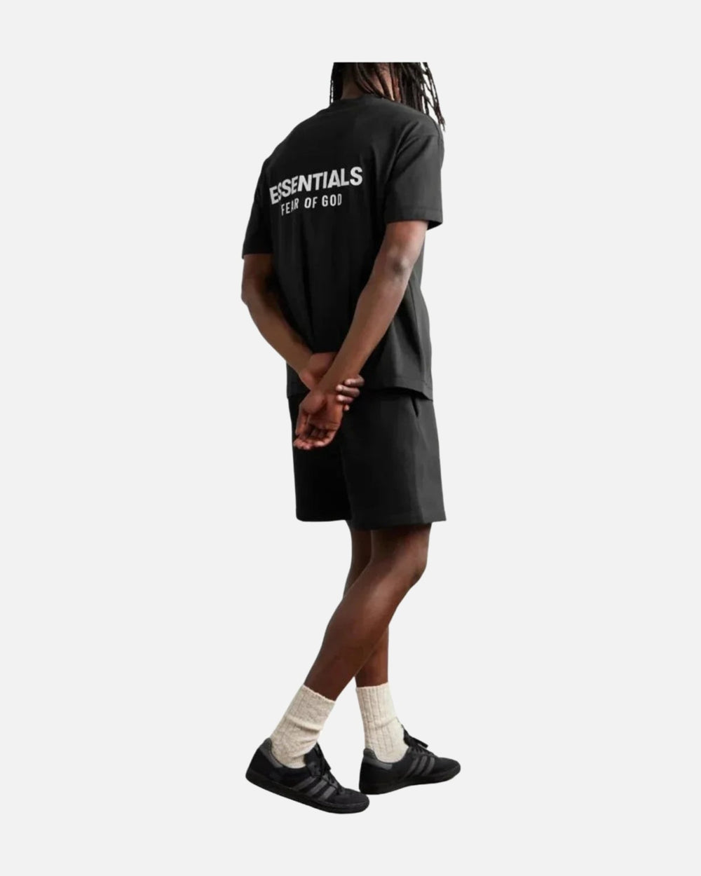 Fear of God Essentials Jet Black T-Shirt (SS25) - view 2