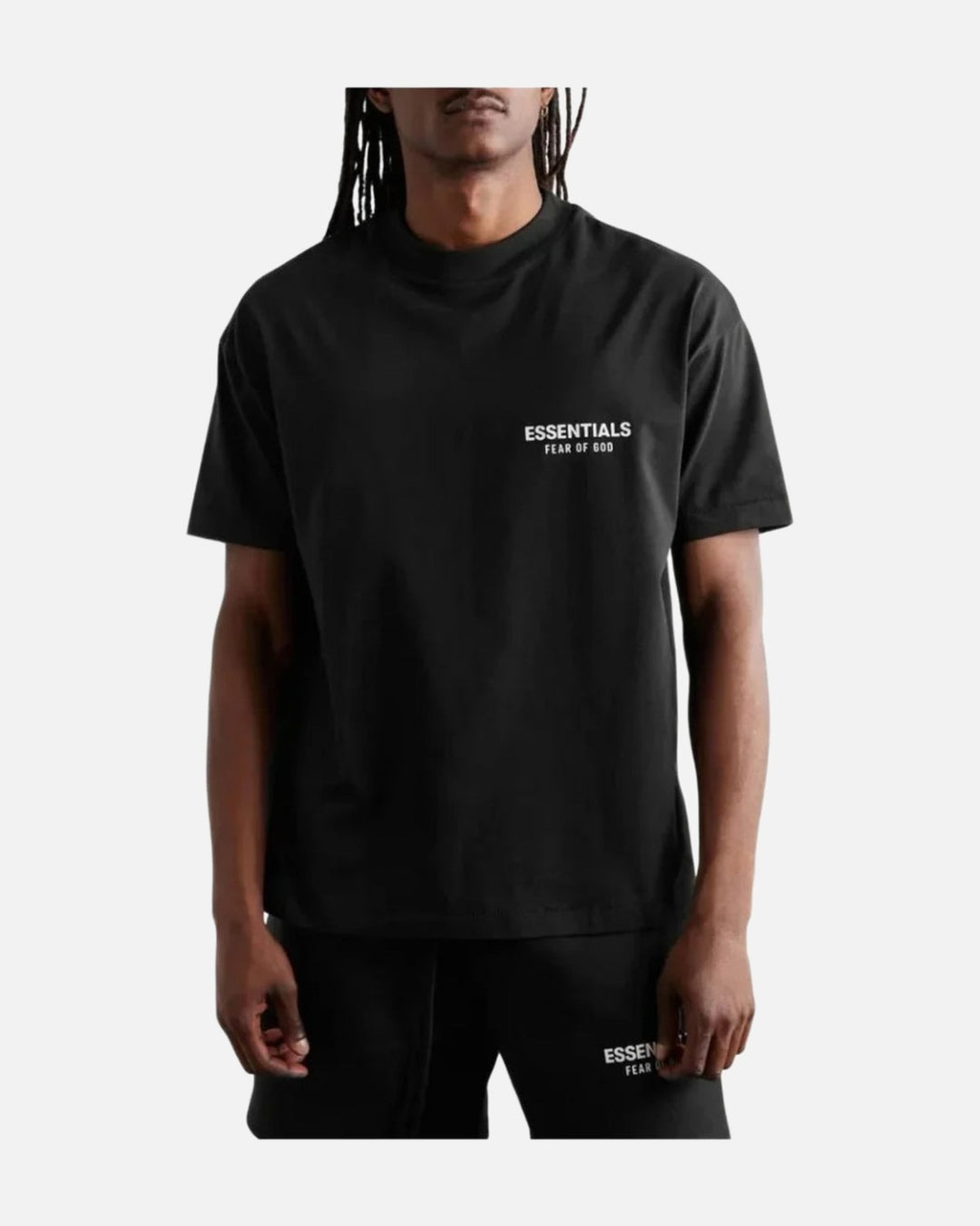 Fear of God Essentials Jet Black T-Shirt (SS25) - view 3