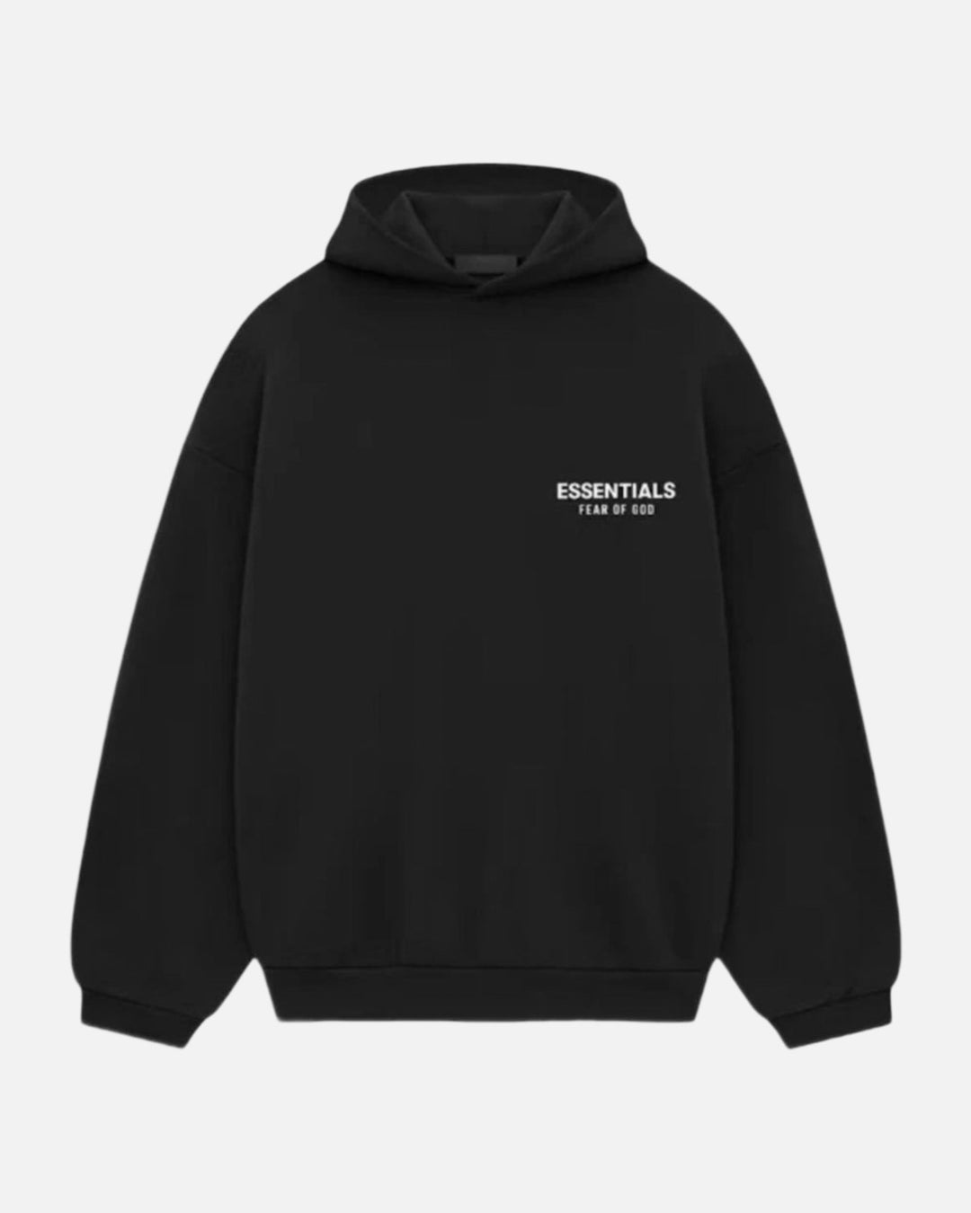 Fear of God Essentials Fleece Hoodie (FW24) Black - view 1