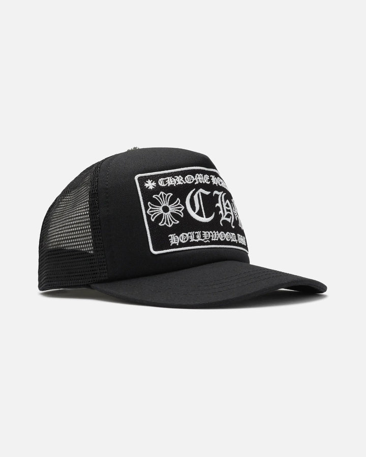 Chrome Hearts CH Hollywood Trucker Cap Black - angle