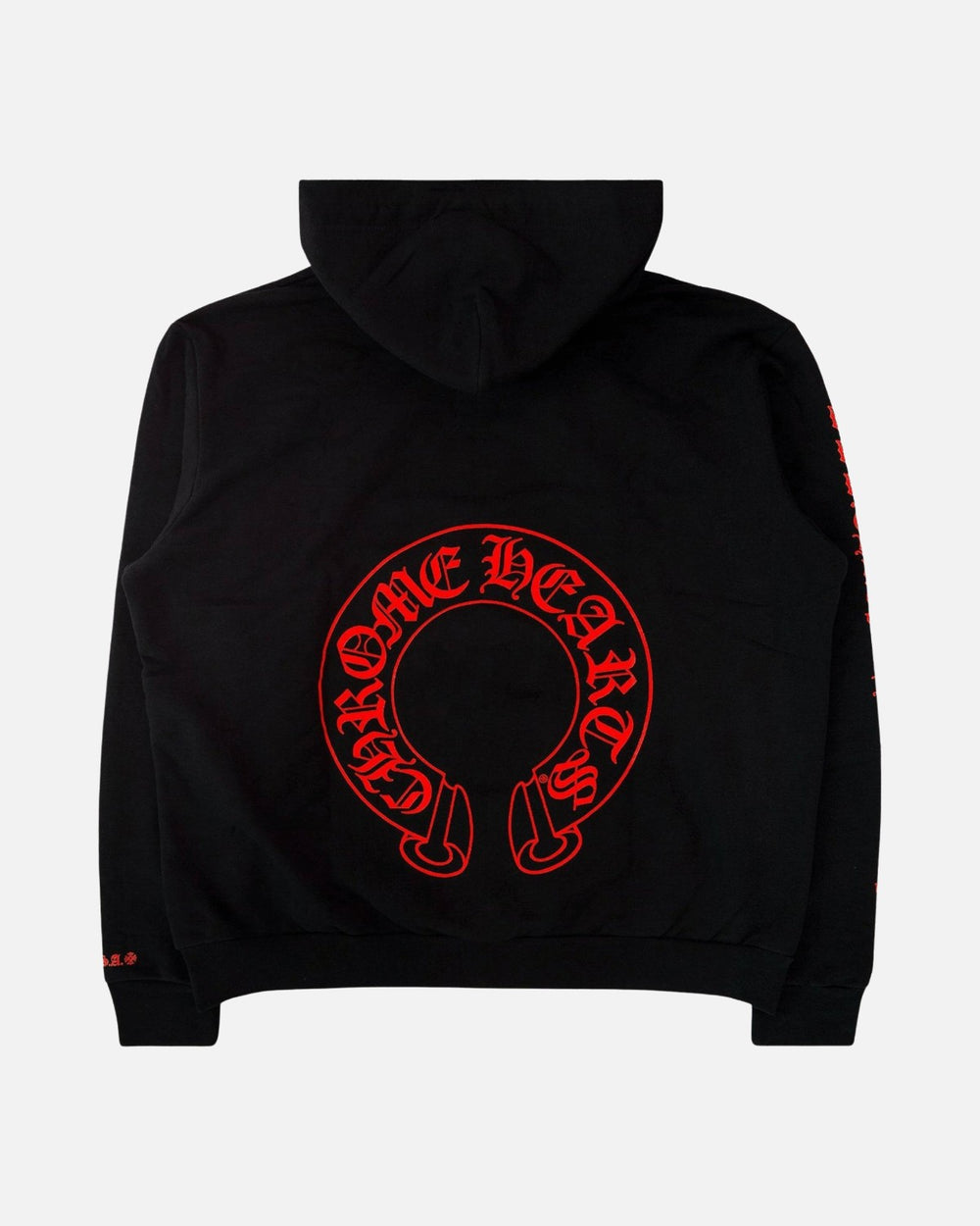 Chrome Hearts Web Exclusive Horseshoe Hoodie Black/Red - back