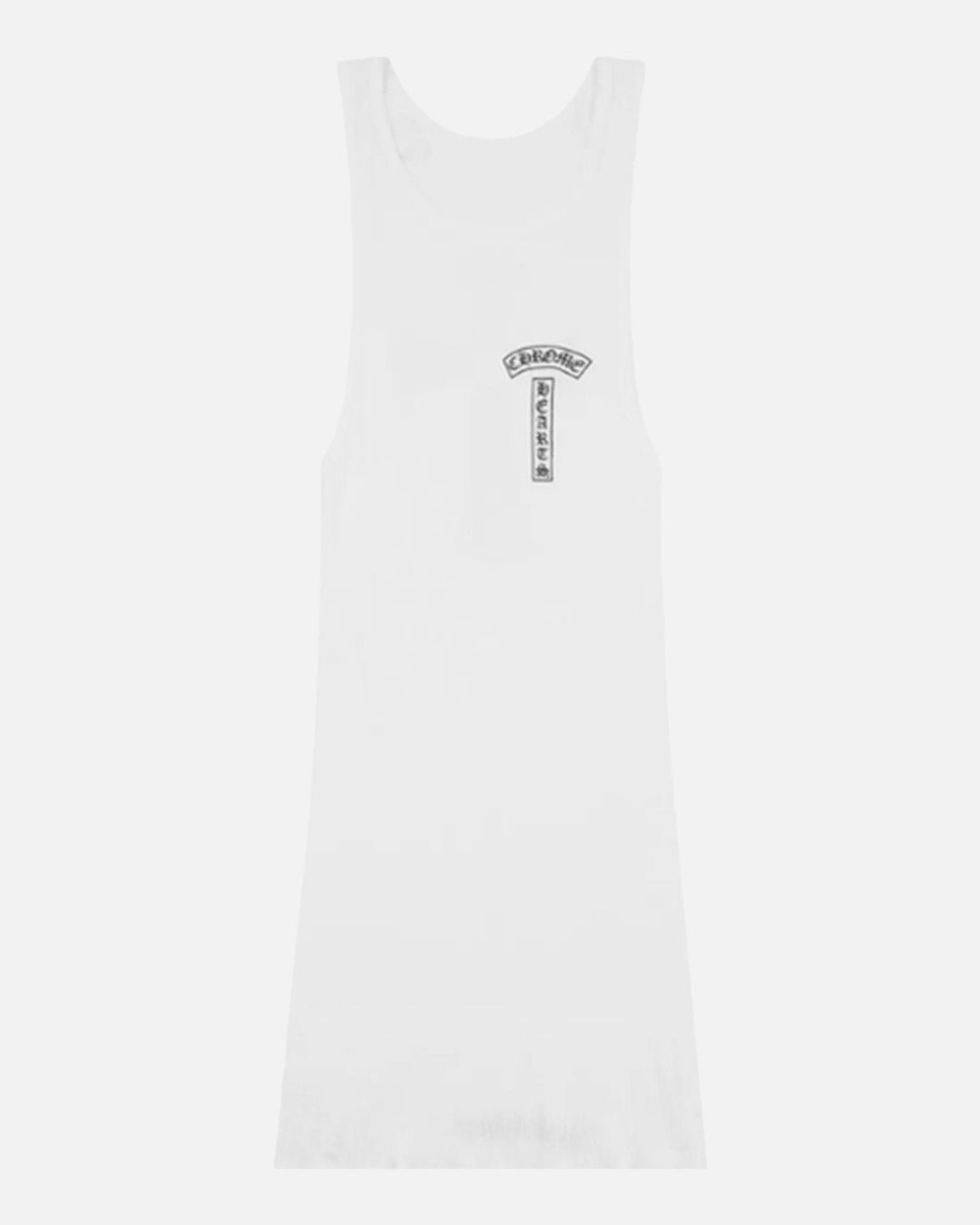 Chrome Hearts T-Bar Cross Logo Vest White - front