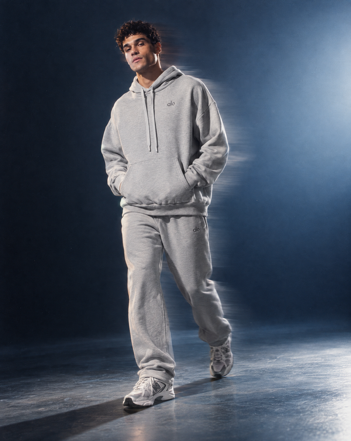 @Alo Accolade Hoodie Athletic Heather Grey