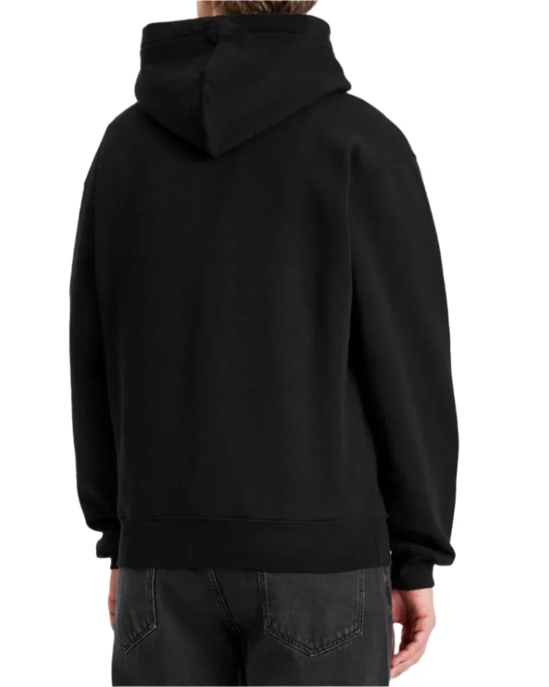 Jacquemus Gros Grain Logo Hoodie Black - view 3