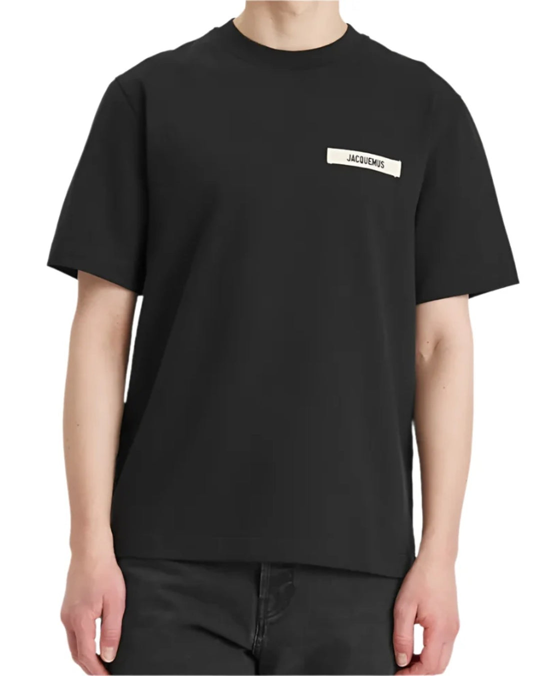 Jacquemus Gros Grain Logo T-Shirt Black - view 2