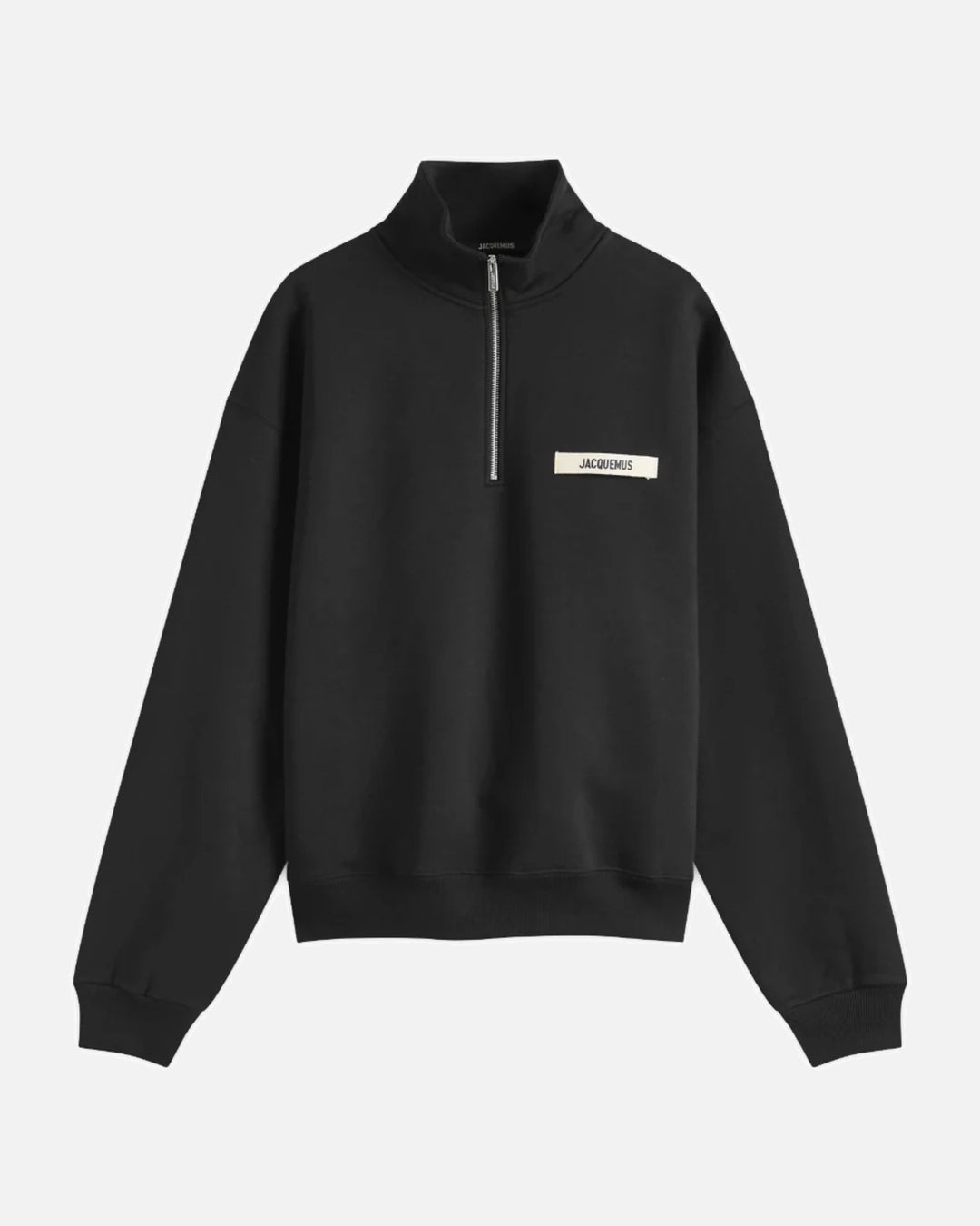Jacquemus Gros Grain Zip Sweat Black - view 1