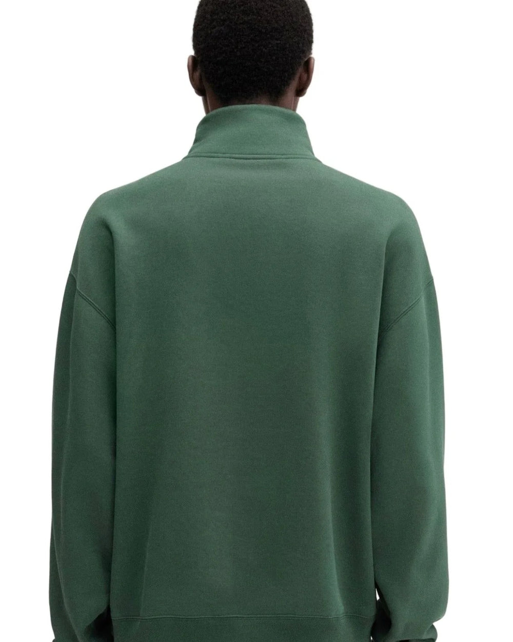 Jacquemus Gros Grain Zip Sweat Dark Green - view 2