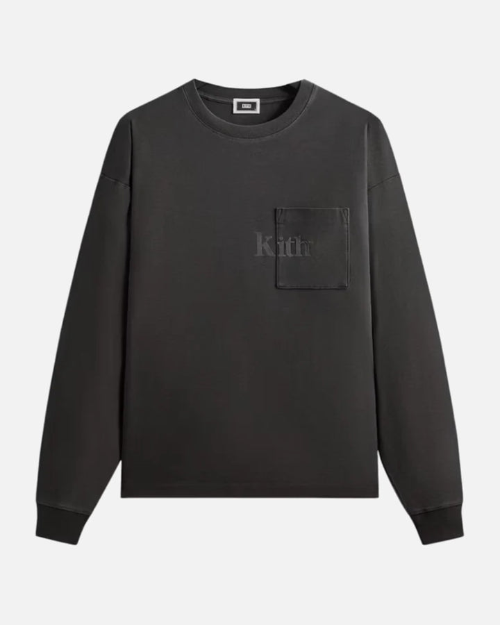 Kith Quinn L/S Tee Carbon - view 1