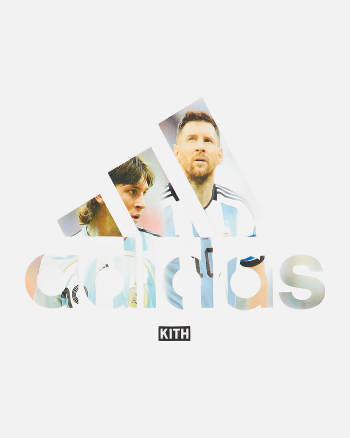 Kith x adidas Messi Football Graphic Tee White - view 2