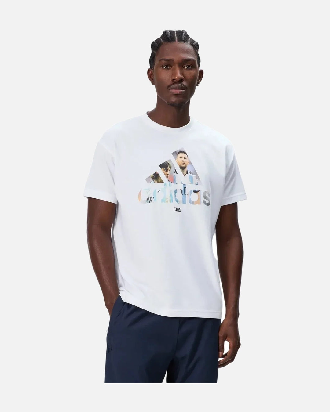 Kith x adidas Messi Football Graphic Tee White - view 3