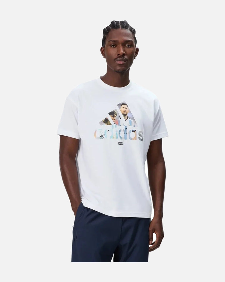 Kith x adidas Messi Football Graphic Tee White - view 3