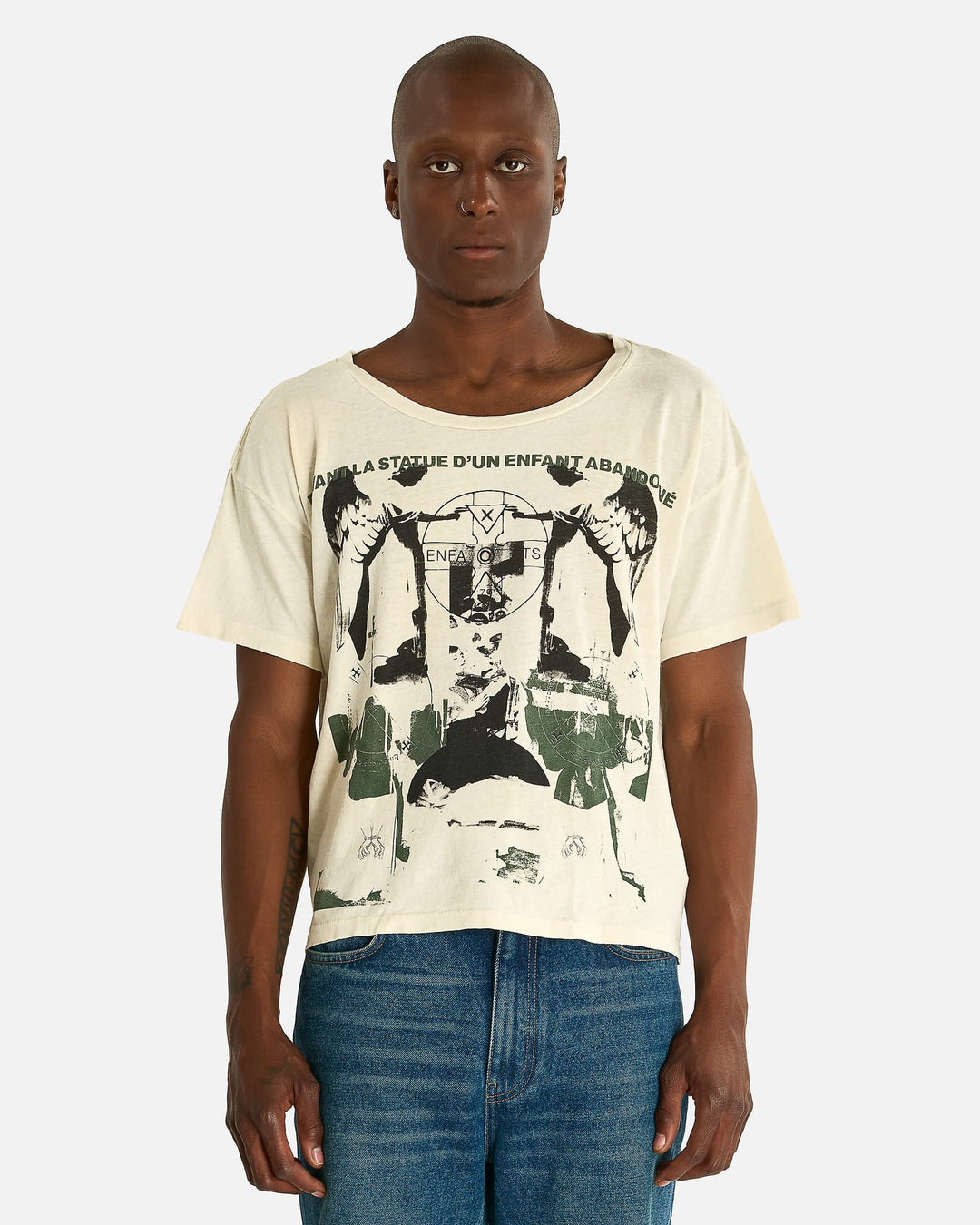 Enfants Riches Déprimés Nun Kicks Baby T-Shirt Dirty White - view 1