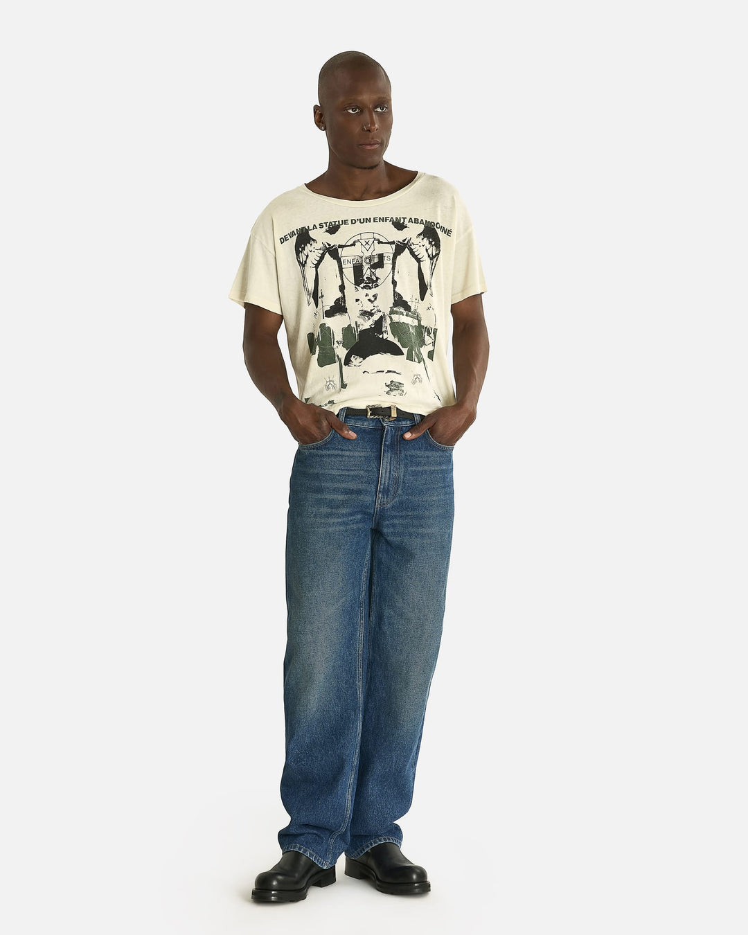 Enfants Riches Déprimés Nun Kicks Baby T-Shirt Dirty White - view 6