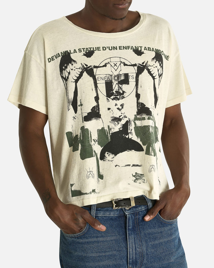 Enfants Riches Déprimés Nun Kicks Baby T-Shirt Dirty White - view 2