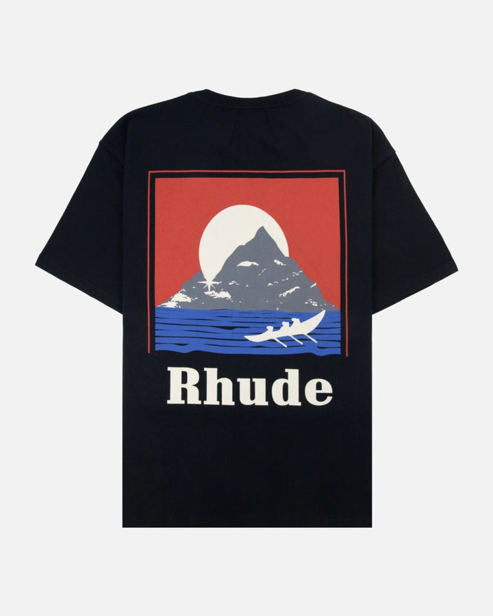 Rhude Moonlight Regatta T-Shirt Black - view 2