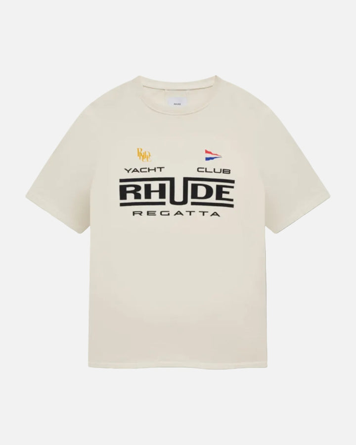 Rhude Regatta Club T-Shirt Cream - view 1