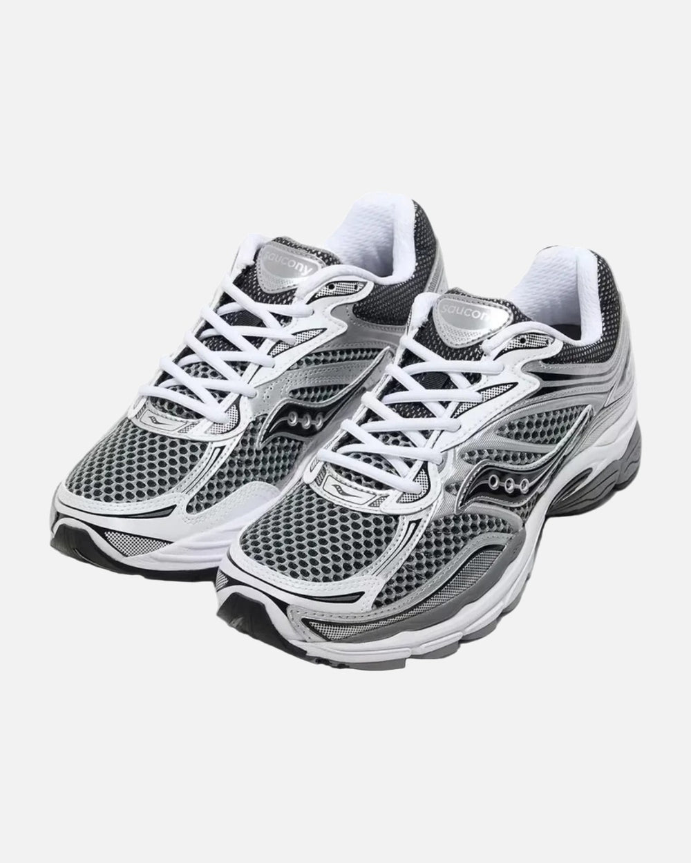 Saucony ProGrid Omni 9 Grey Silver Black - view 2