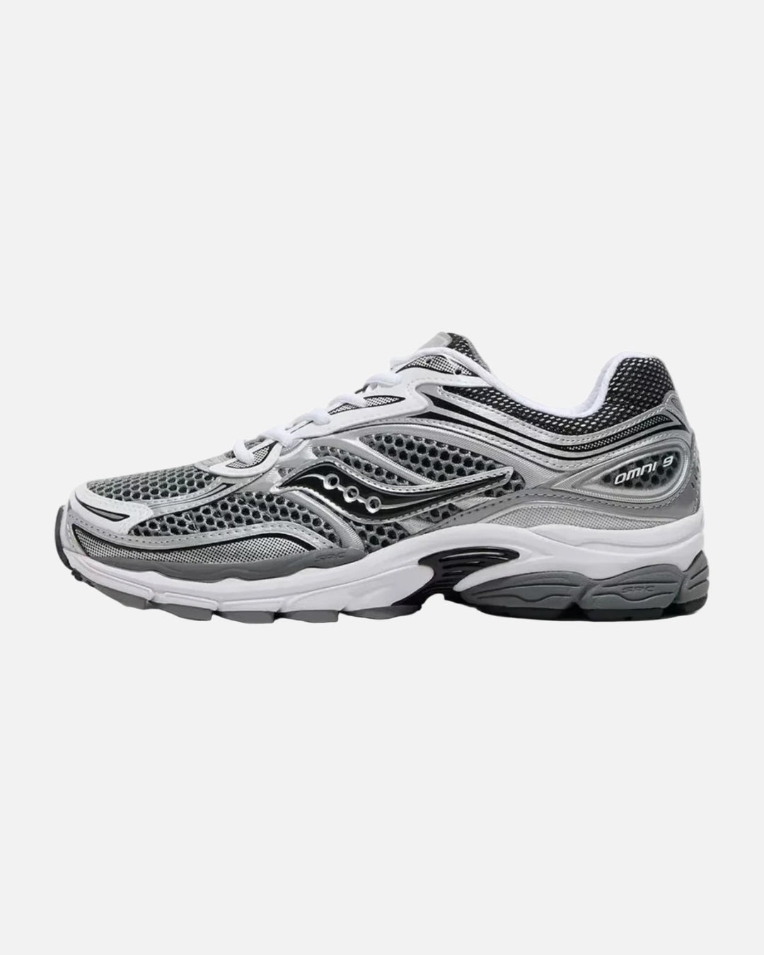 Saucony ProGrid Omni 9 Grey Silver Black - view 3