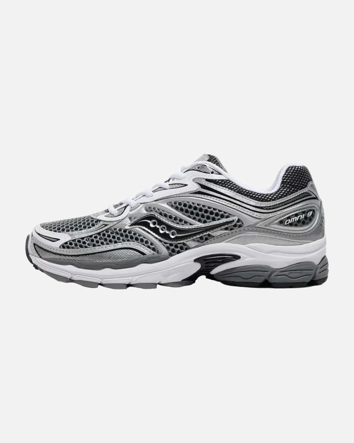 Saucony ProGrid Omni 9 Grey Silver Black - view 3