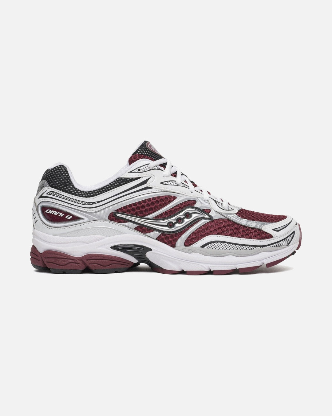 Saucony ProGrid Omni 9 Maroon White - view 1