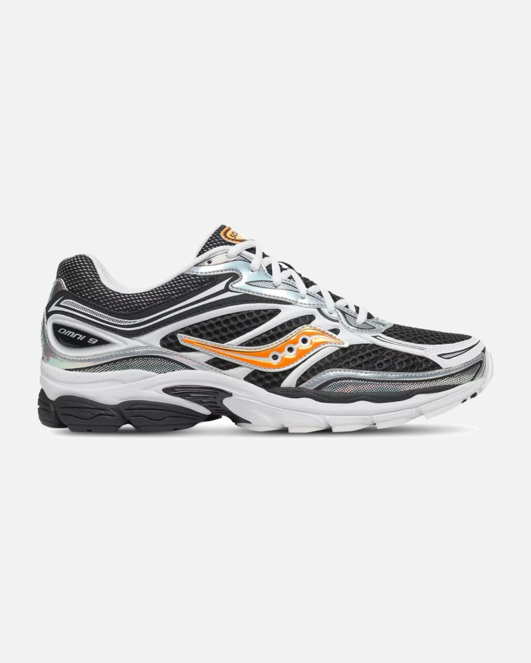 Saucony ProGrid Omni 9 Speed Shades White Black Orange - view 1